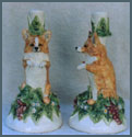 Corgi Candlesticks