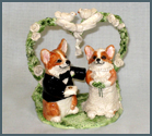 Corgi Wedding Cake Topper