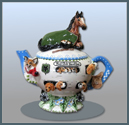 "Hound Box Teapot"